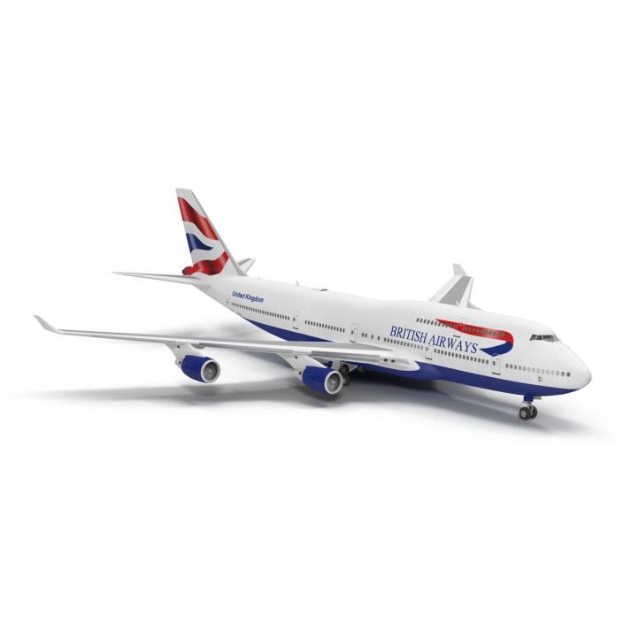 Boeing 747-400ER British Airways 3D