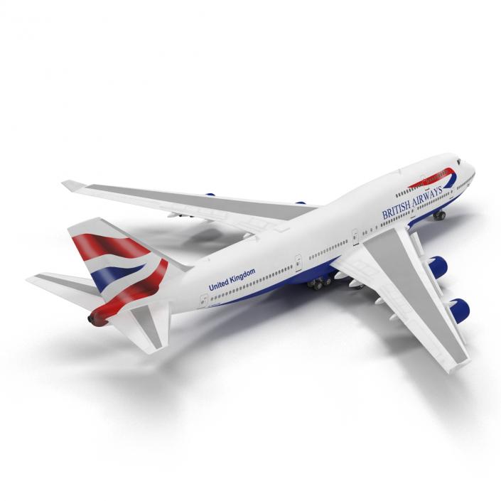 Boeing 747-400ER British Airways 3D