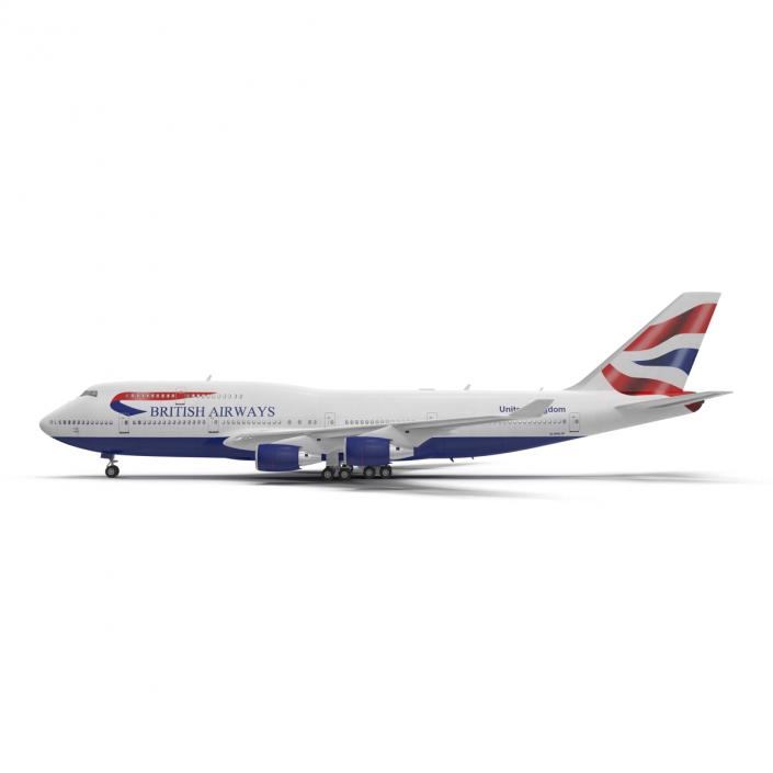 Boeing 747-400ER British Airways 3D