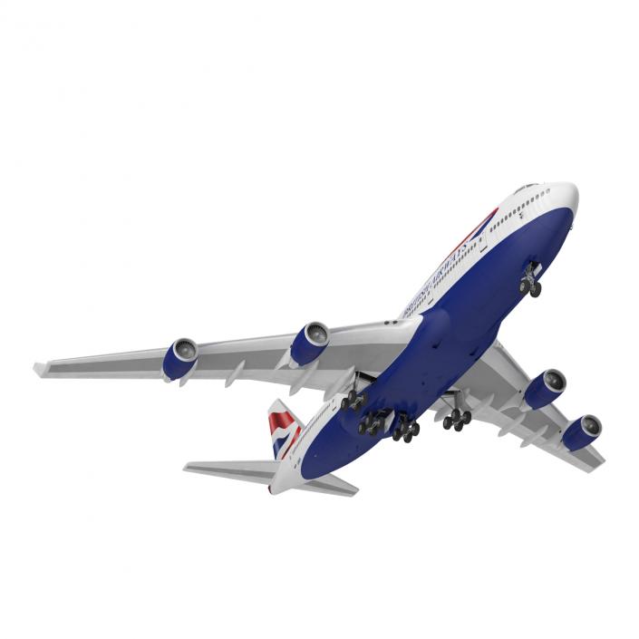 Boeing 747-400ER British Airways 3D