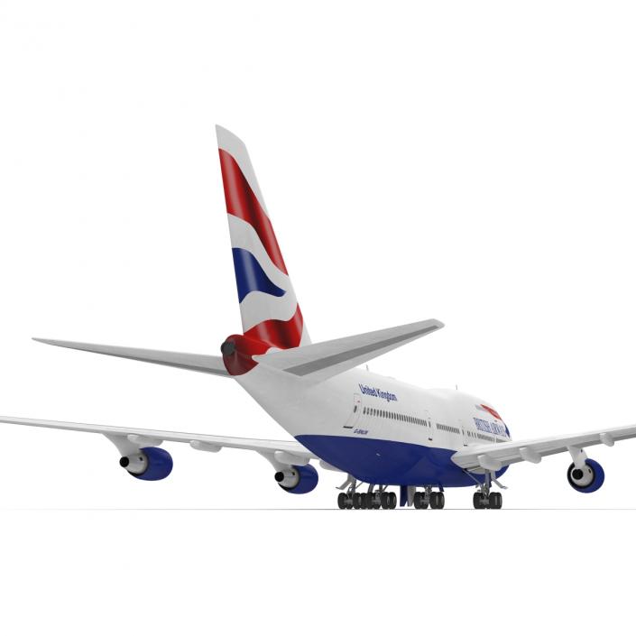 Boeing 747-400ER British Airways 3D