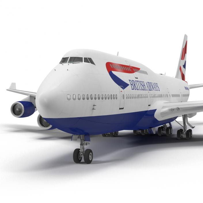 Boeing 747-400ER British Airways 3D