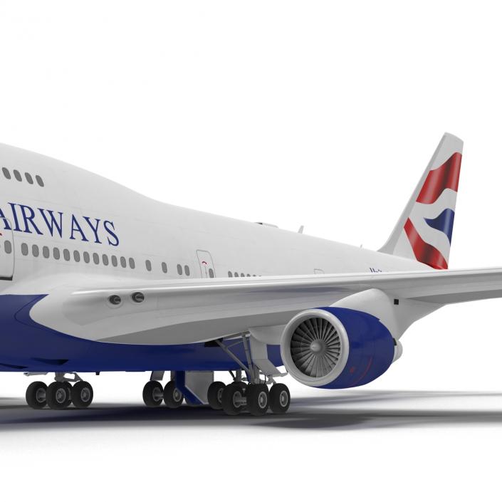 Boeing 747-400ER British Airways 3D