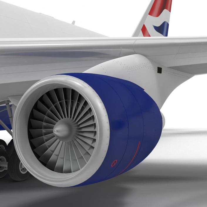 Boeing 747-400ER British Airways 3D