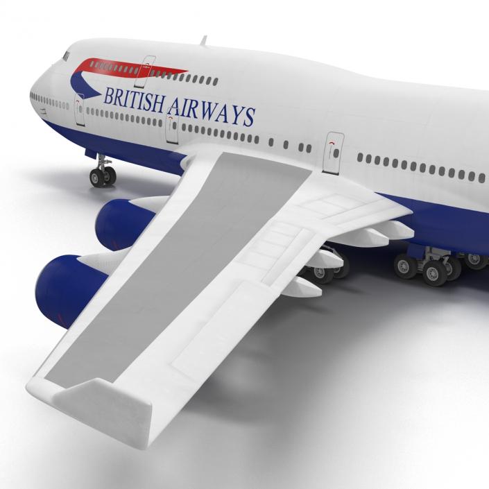 Boeing 747-400ER British Airways 3D