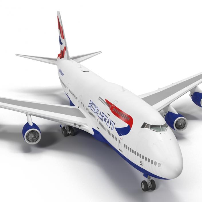 Boeing 747-400ER British Airways 3D