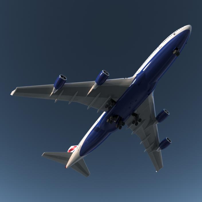 Boeing 747-400ER British Airways 3D