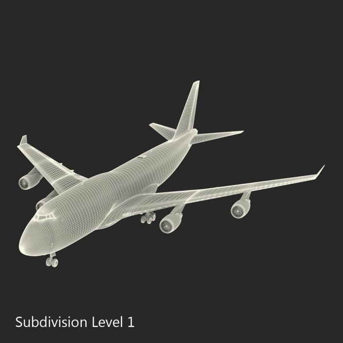 Boeing 747-400ER British Airways 3D