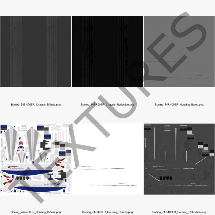 Boeing 747-400ER British Airways 3D