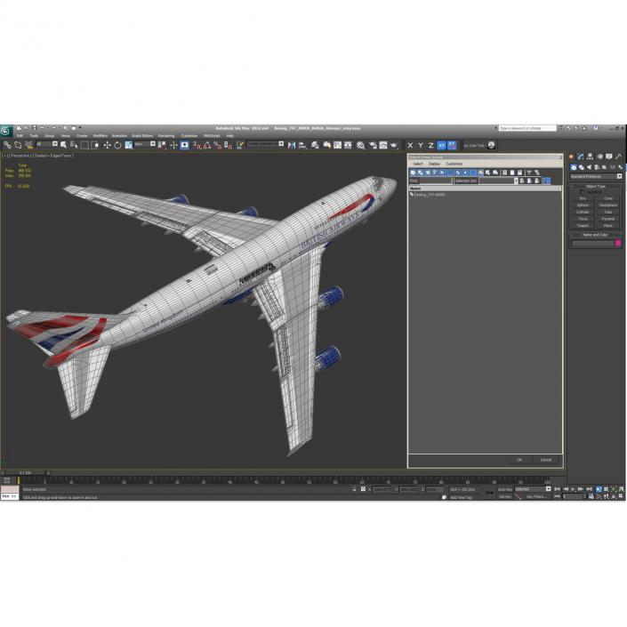 Boeing 747-400ER British Airways 3D