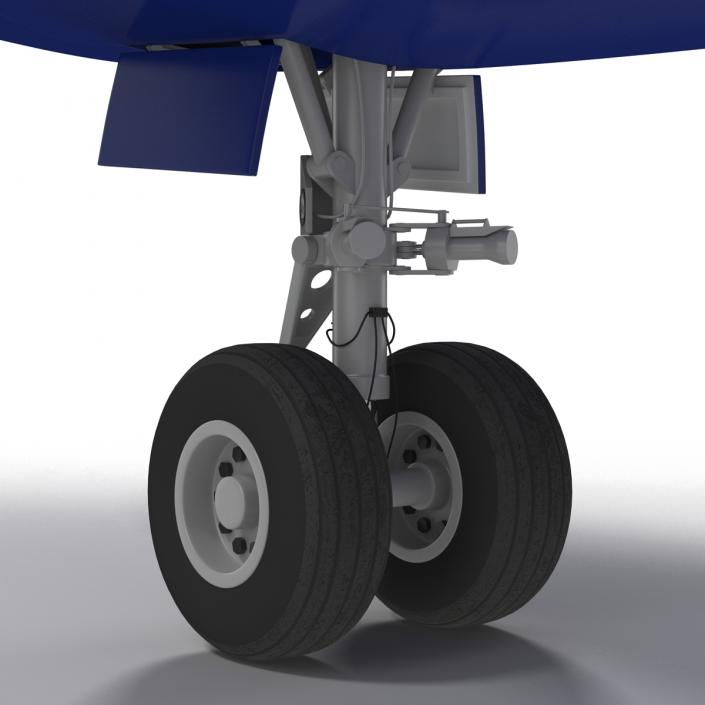 Boeing 747-400ER British Airways Rigged 3D model