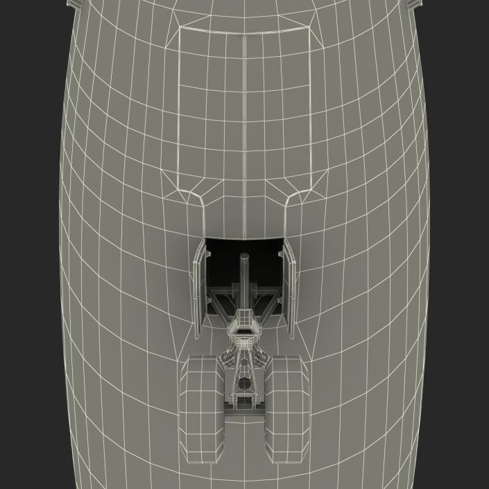 Boeing 747-400ER British Airways Rigged 3D model