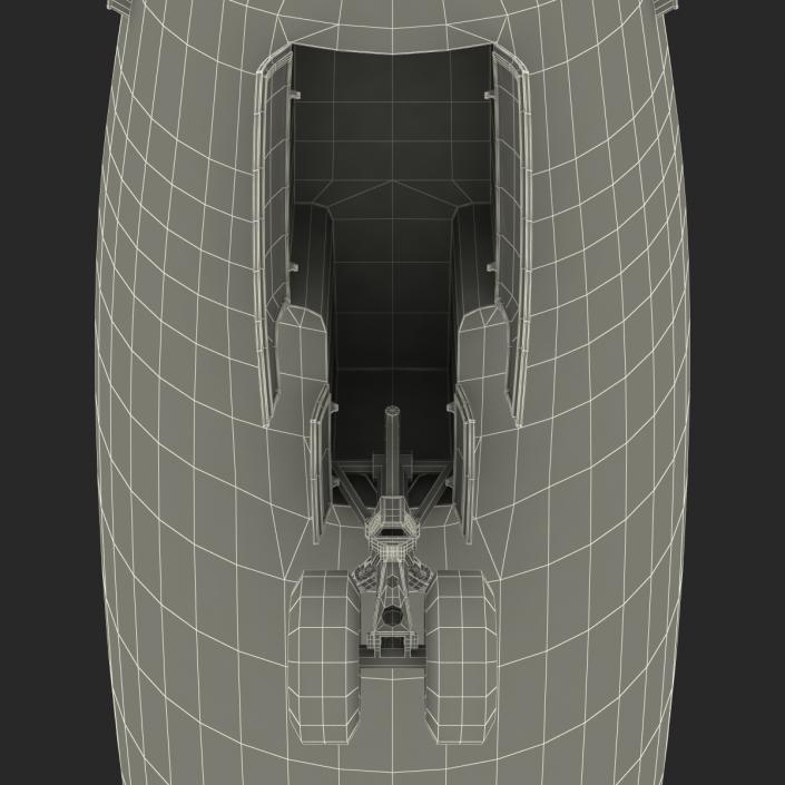 Boeing 747-400ER British Airways Rigged 3D model