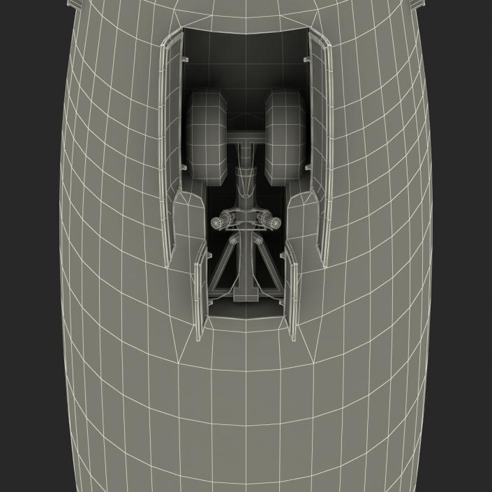 Boeing 747-400ER British Airways Rigged 3D model