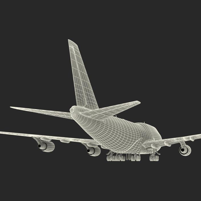 Boeing 747-400ER British Airways Rigged 3D model