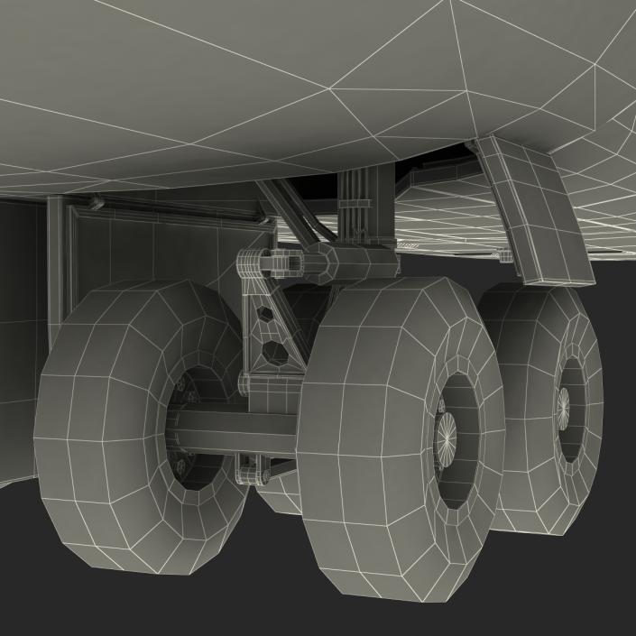 Boeing 747-400ER British Airways Rigged 3D model