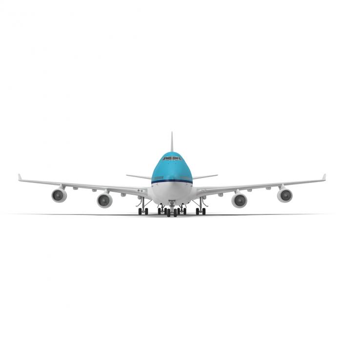 3D model Boeing 747-400ER KLM