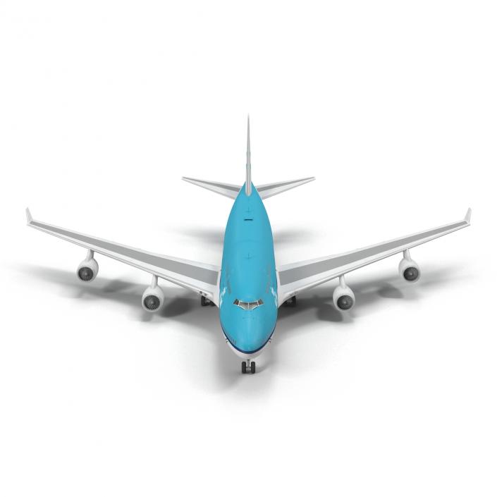 3D model Boeing 747-400ER KLM