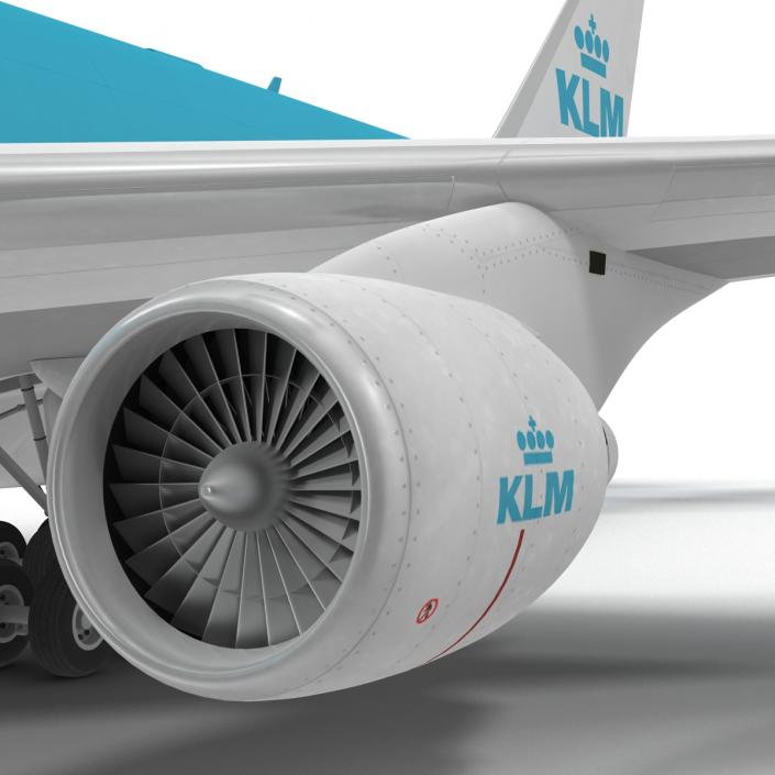 3D model Boeing 747-400ER KLM