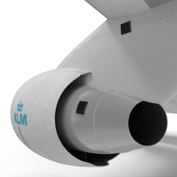 3D model Boeing 747-400ER KLM