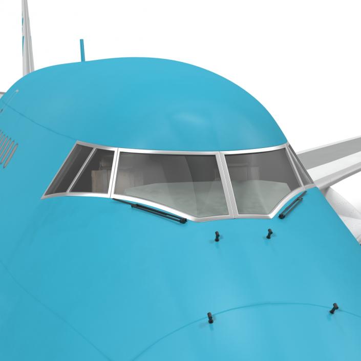 3D model Boeing 747-400ER KLM