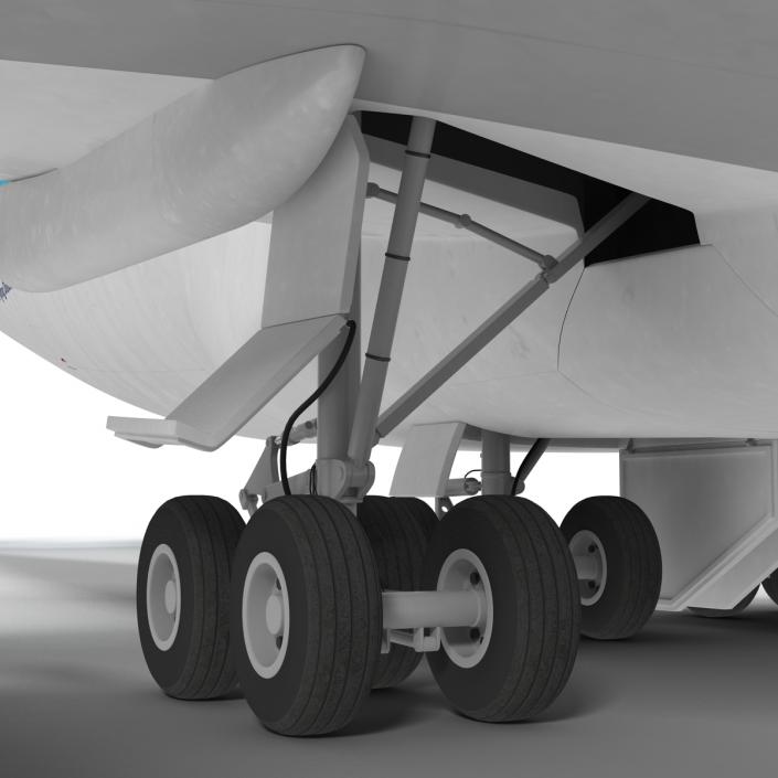 3D model Boeing 747-400ER KLM