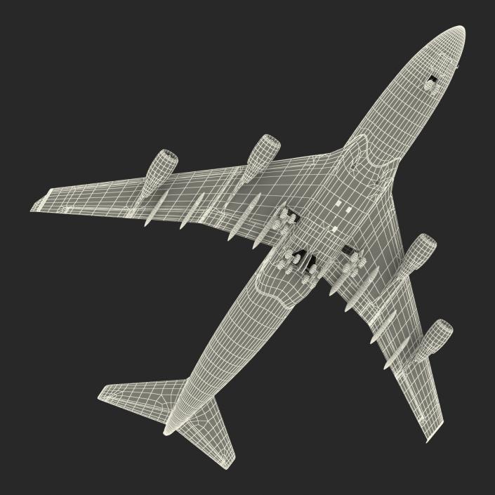 3D model Boeing 747-400ER KLM