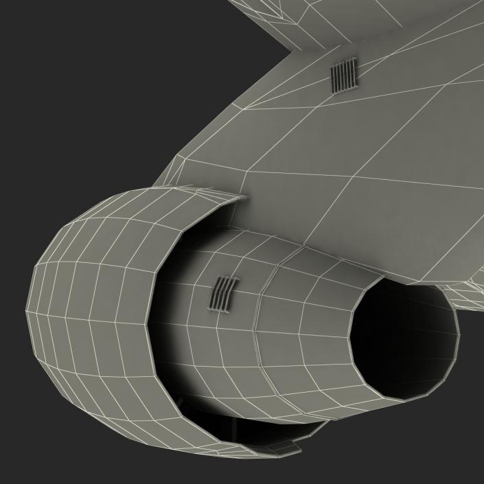 3D model Boeing 747-400ER KLM