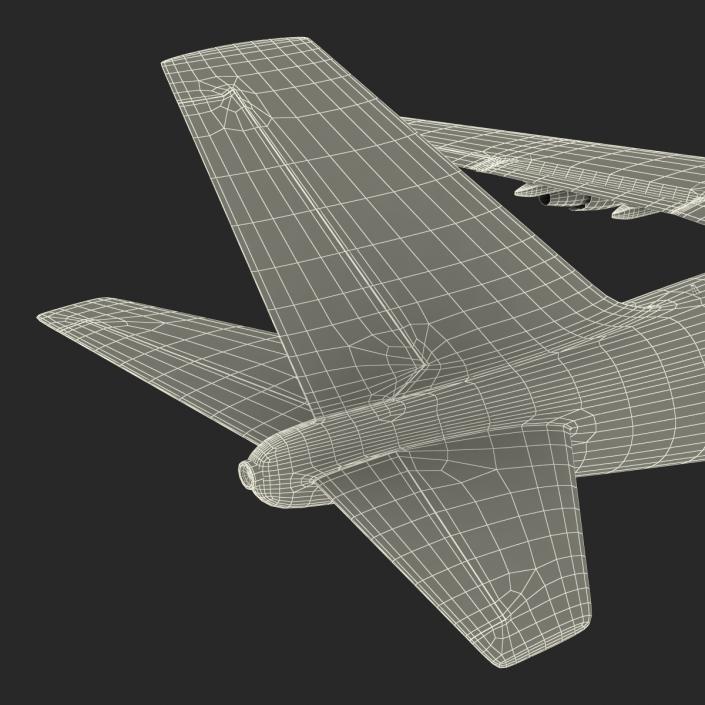 3D model Boeing 747-400ER KLM