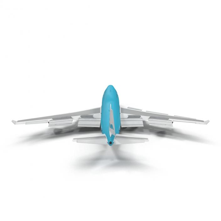 Boeing 747-400ER KLM Rigged 3D