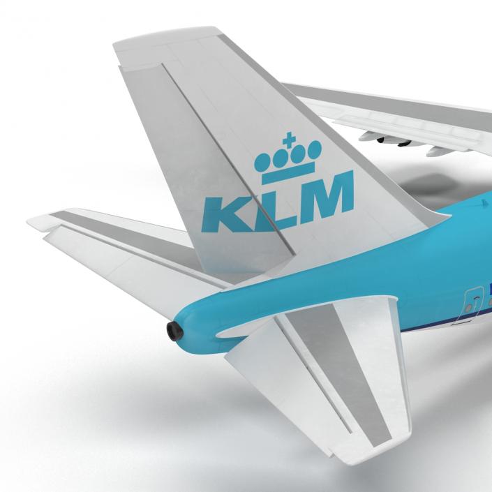 Boeing 747-400ER KLM Rigged 3D