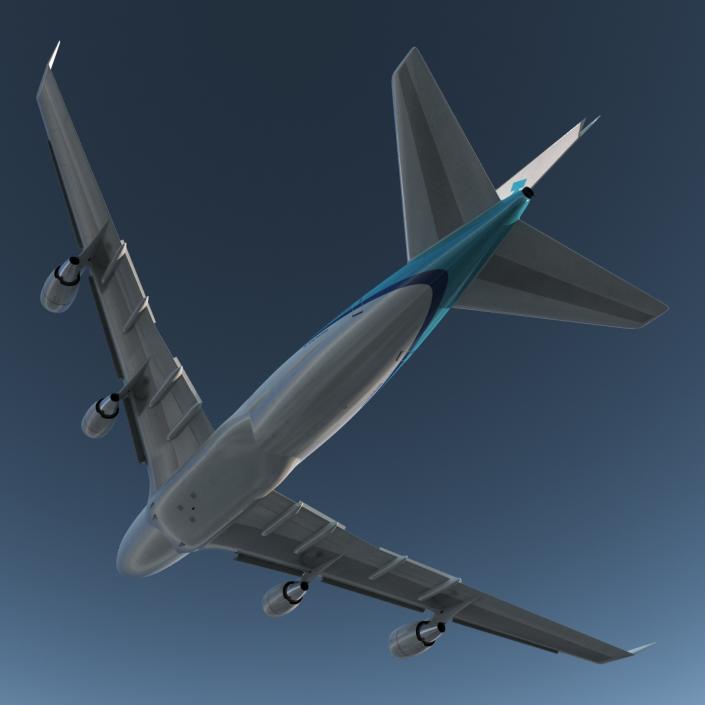 Boeing 747-400ER KLM Rigged 3D