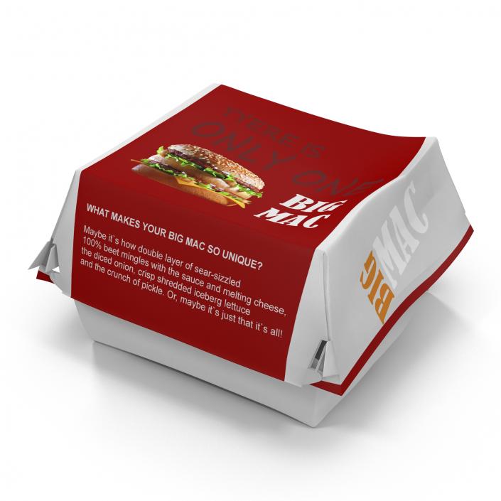 3D model Burger Box 2 Big Mac