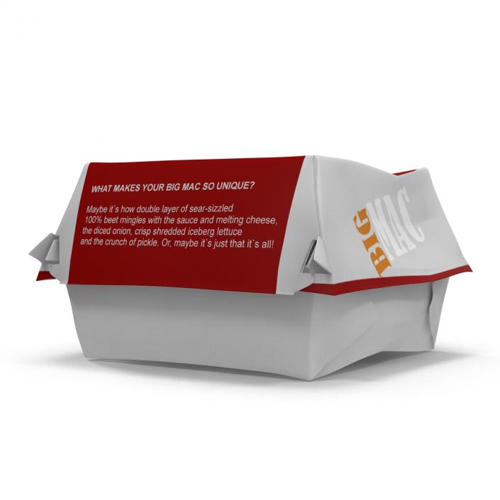 3D model Burger Box 2 Big Mac