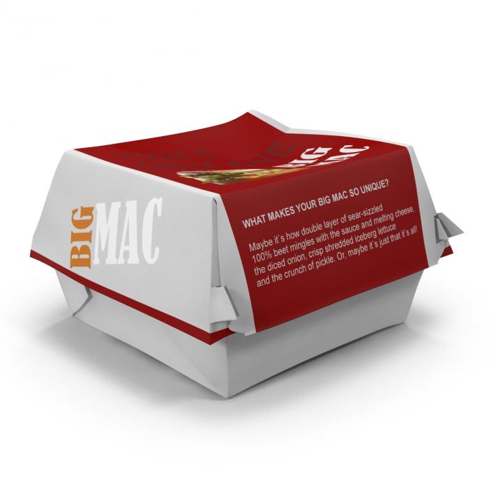 3D model Burger Box 2 Big Mac