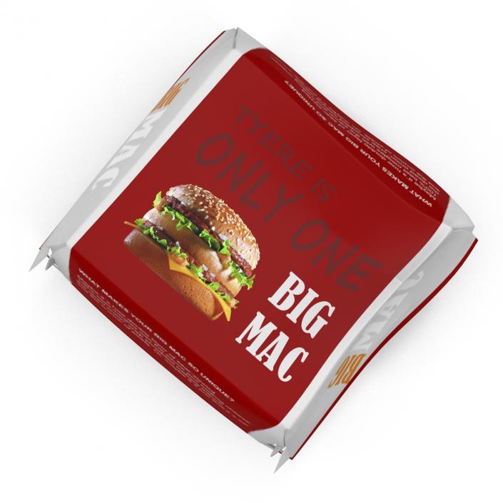 3D model Burger Box 2 Big Mac