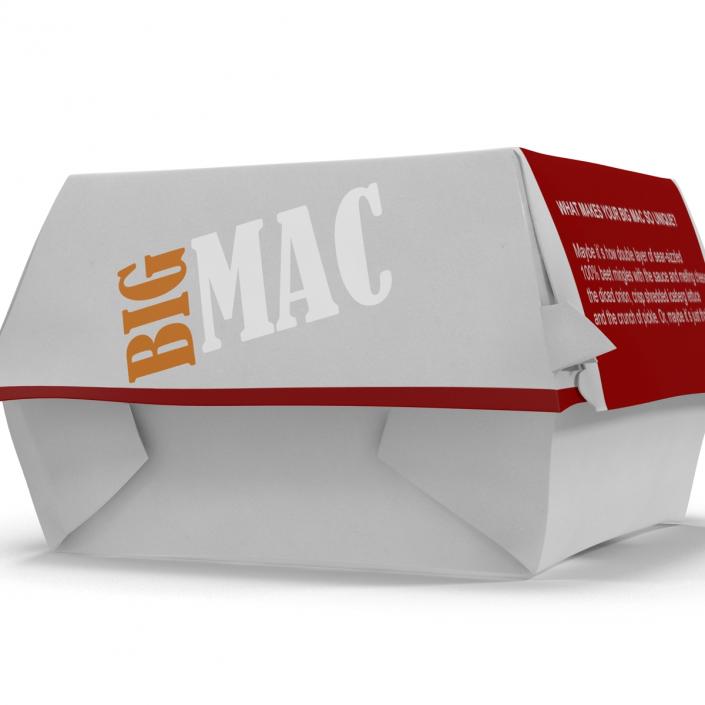 3D model Burger Box 2 Big Mac