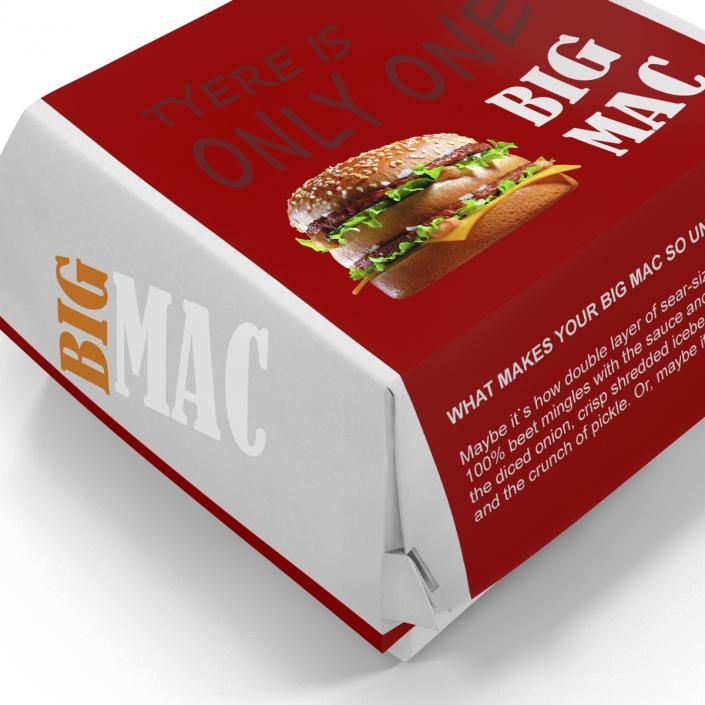 3D model Burger Box 2 Big Mac