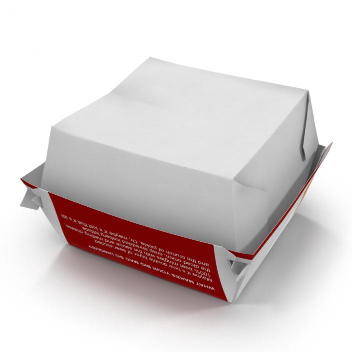 3D model Burger Box 2 Big Mac