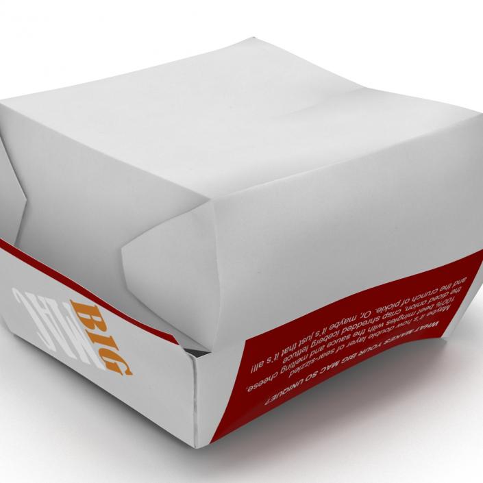 3D model Burger Box 2 Big Mac