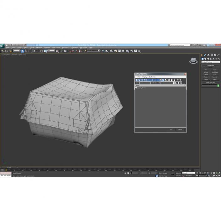 3D model Burger Box 2 Generic