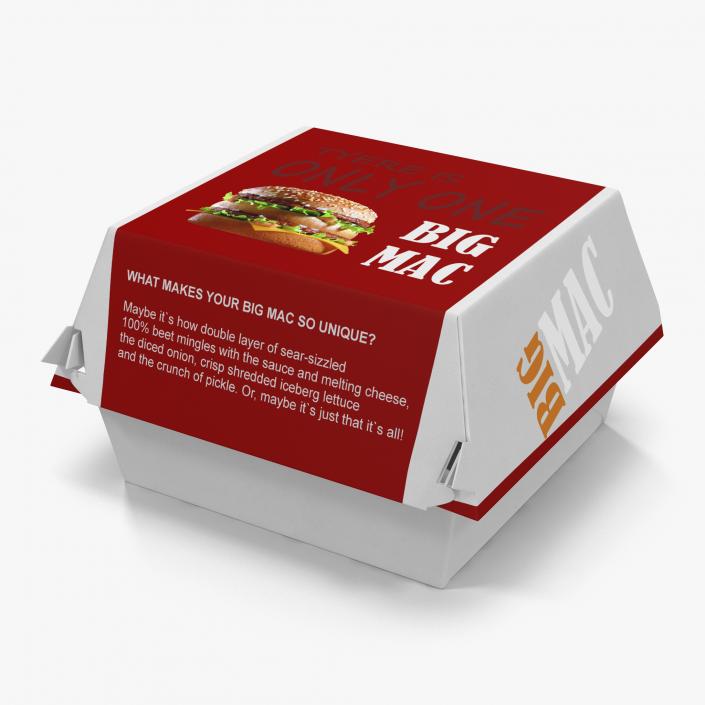 3D model Mcdonalds Packaging Collection