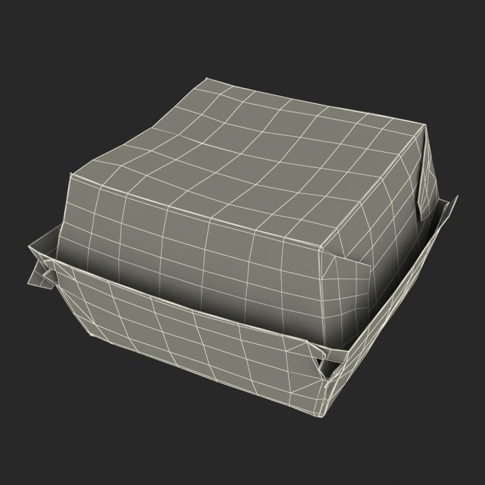 3D model Burger Box 2 Generic