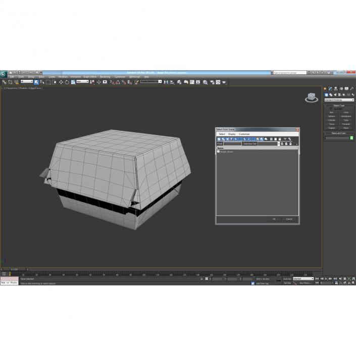 3D Burger Box Generic model