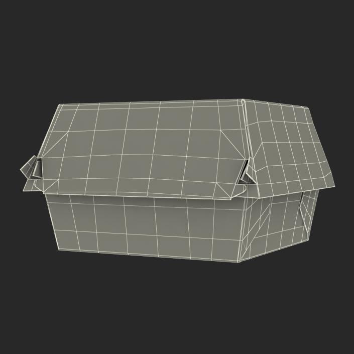 3D Burger Box Generic model