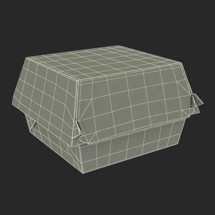 3D Burger Box Generic model