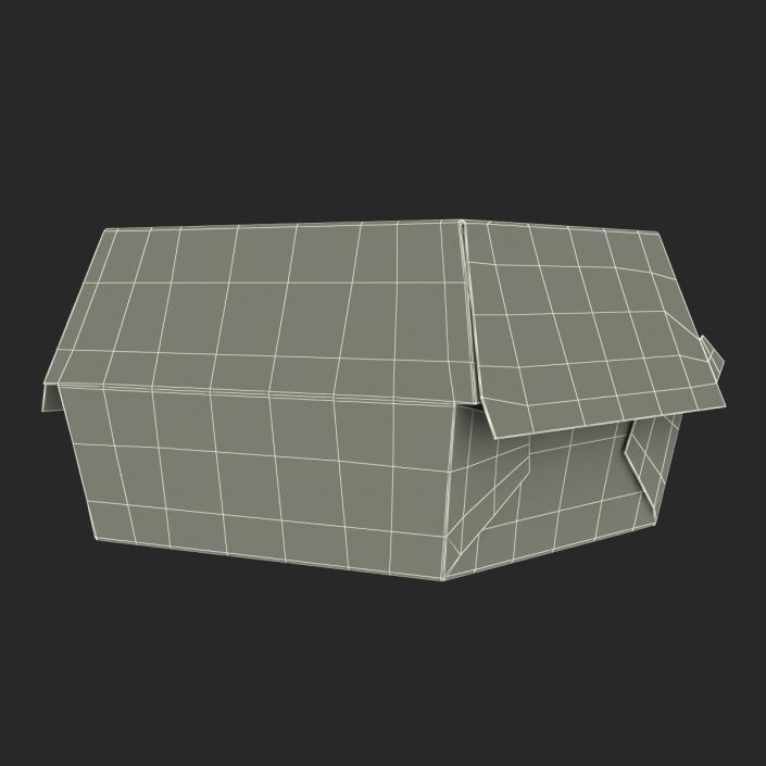 3D Burger Box Generic model