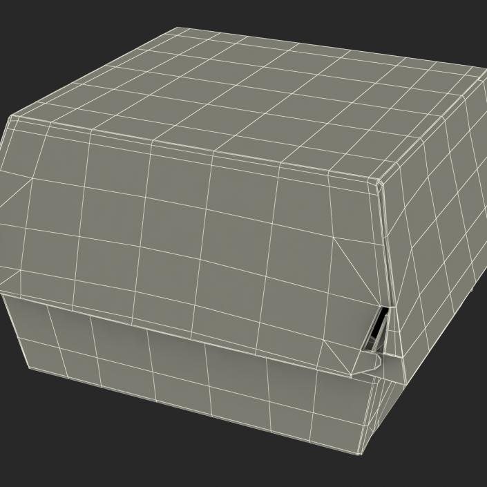 3D Burger Box Generic model