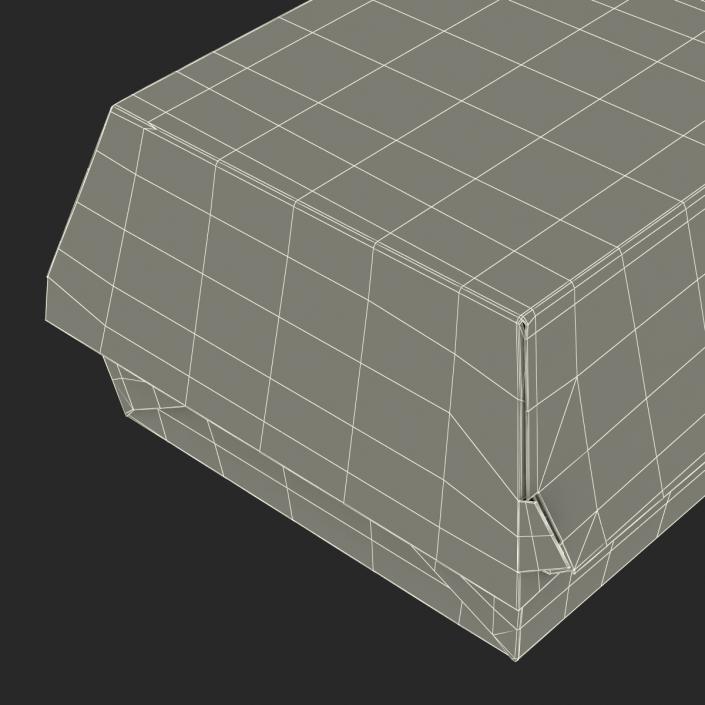 3D Burger Box Generic model