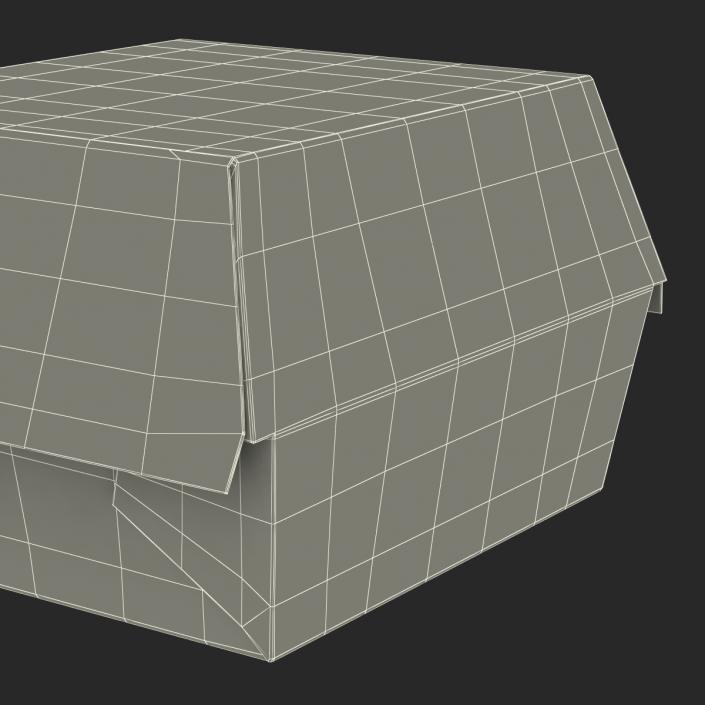 3D Burger Box Generic model